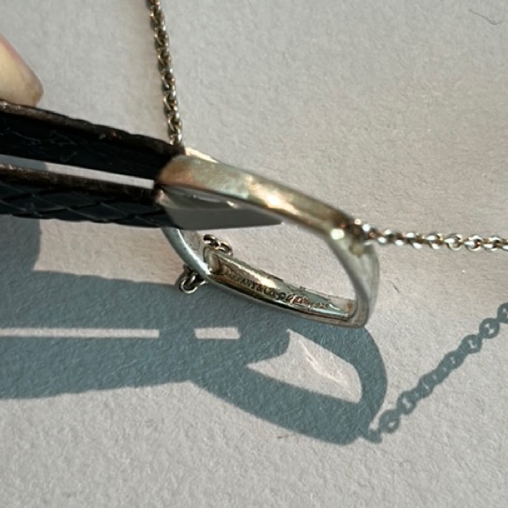 SOLD Tiffany & Co. Frank Gehry Torque Necklace Approx 32” - Picture 5 of 6